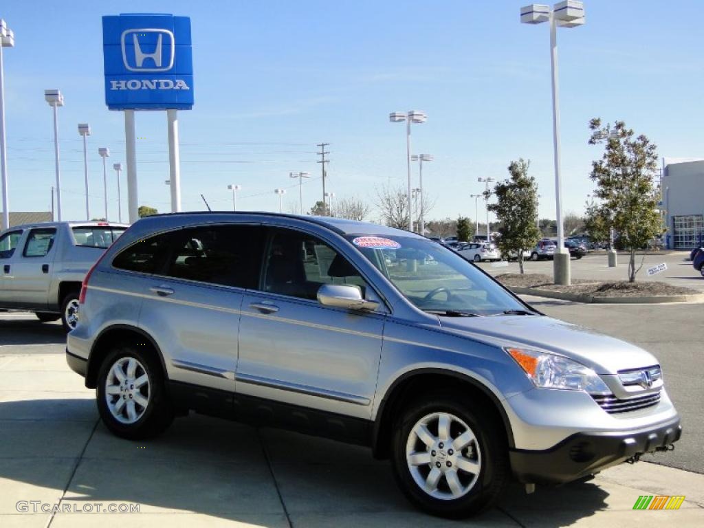 2008 CR-V EX-L - Whistler Silver Metallic / Gray photo #3