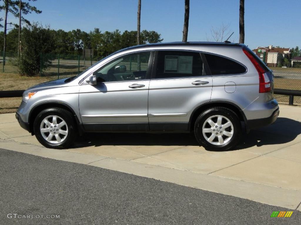 2008 CR-V EX-L - Whistler Silver Metallic / Gray photo #7