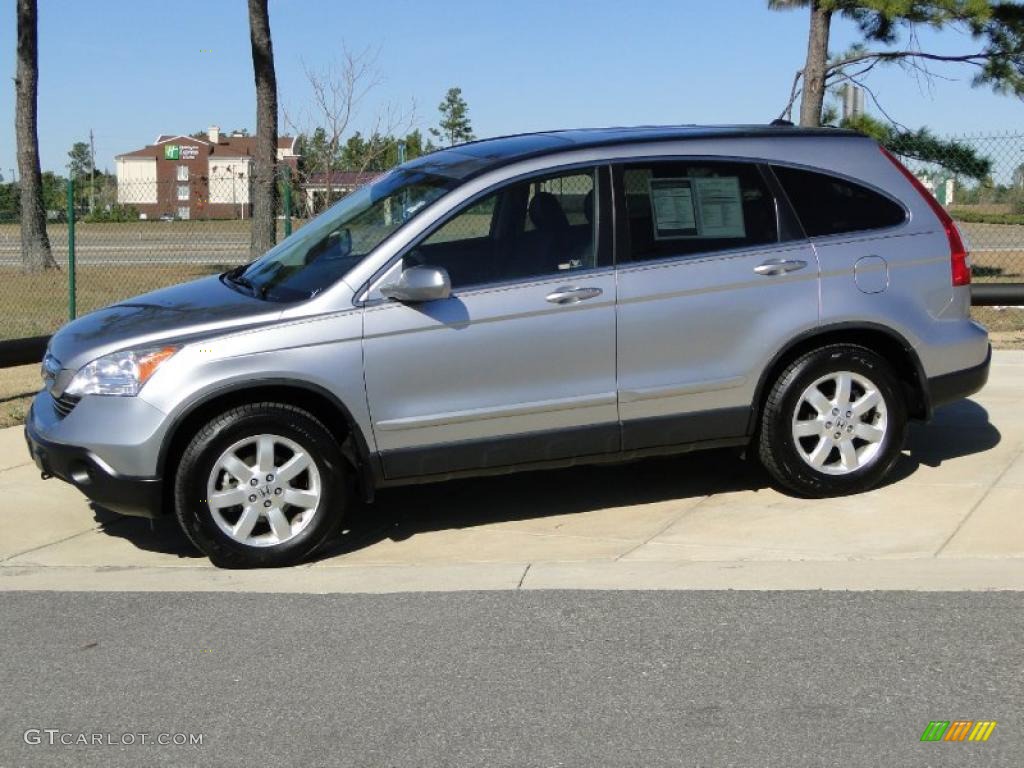 2008 CR-V EX-L - Whistler Silver Metallic / Gray photo #8