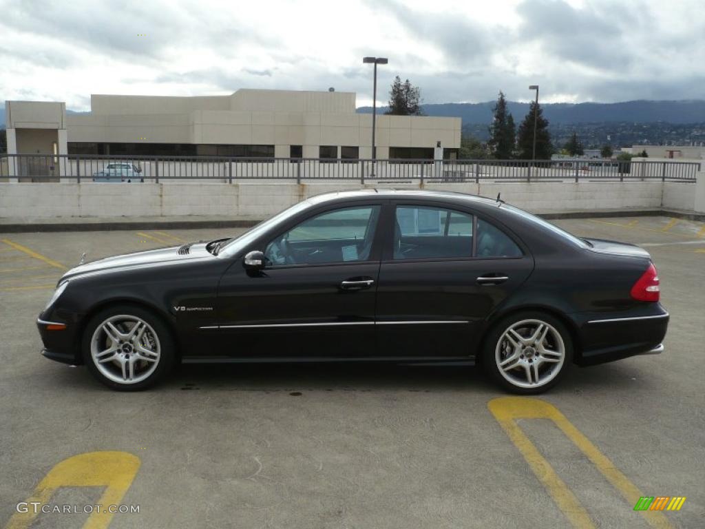 Black 2006 Mercedes-Benz E 55 AMG Sedan Exterior Photo #42739705