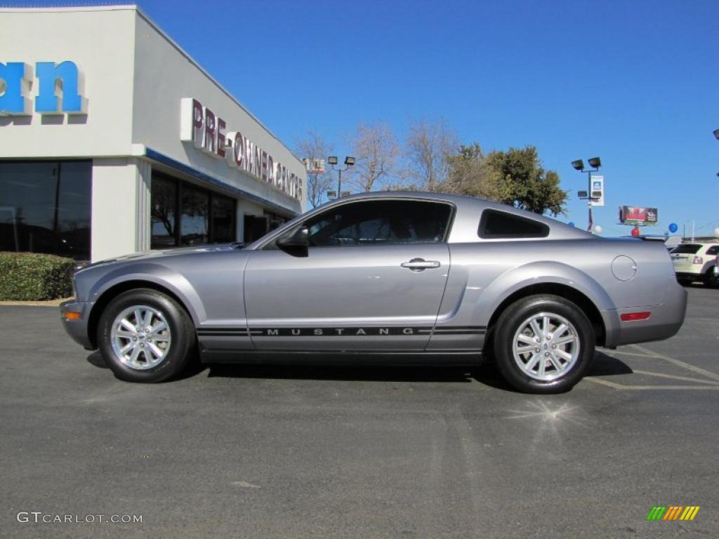 2007 Mustang V6 Deluxe Coupe - Tungsten Grey Metallic / Dark Charcoal photo #4