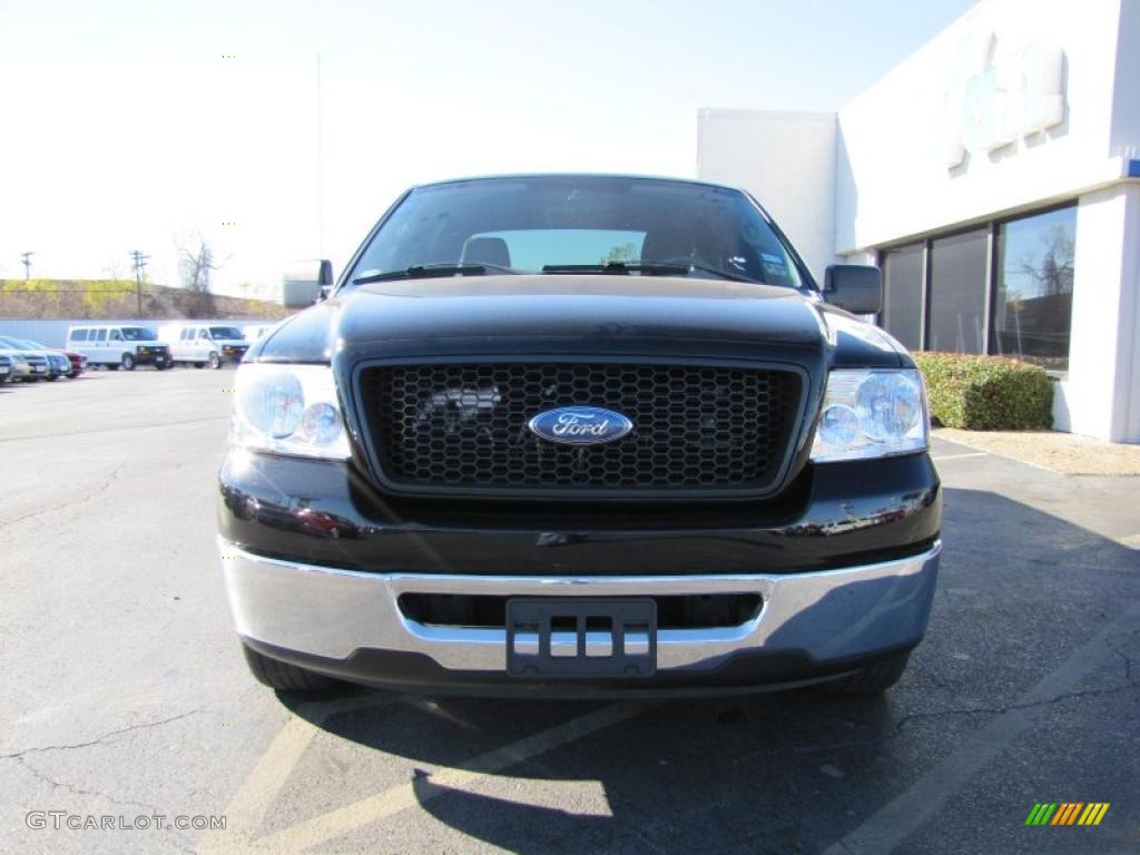 2006 F150 XLT SuperCrew - Black / Medium/Dark Flint photo #2