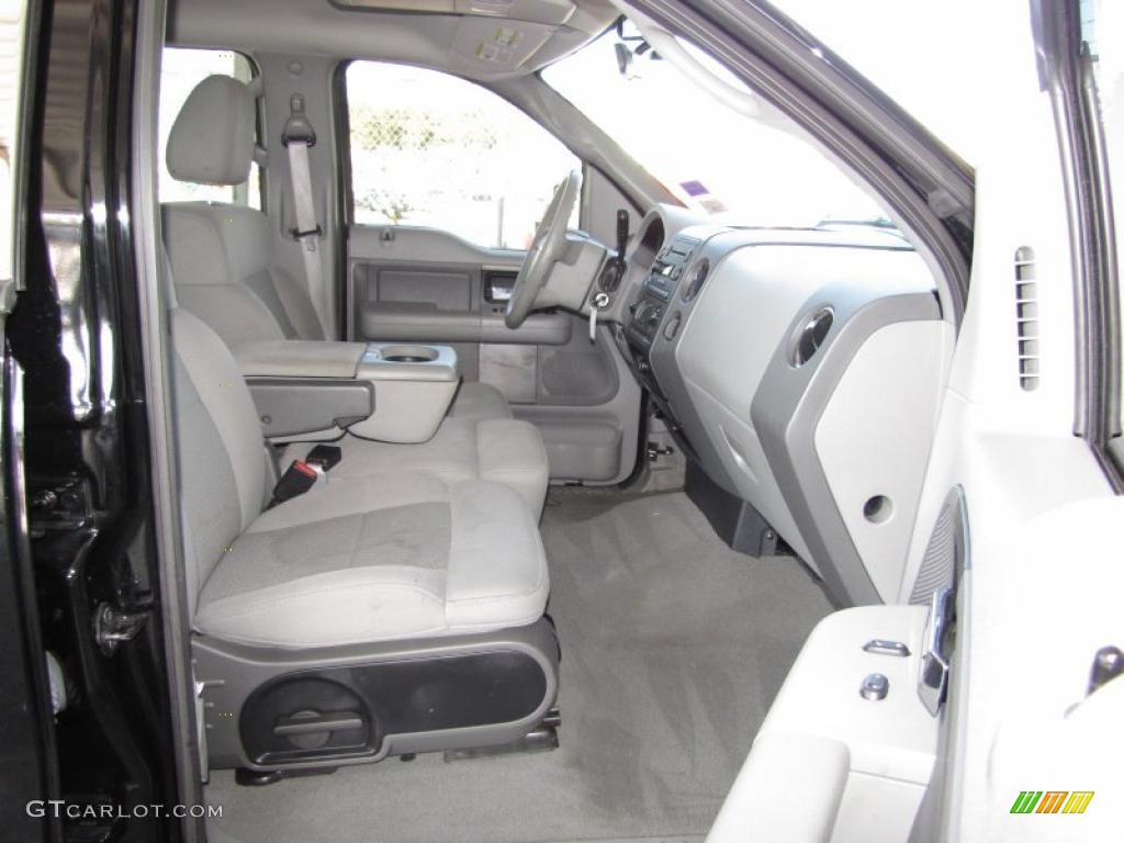 2006 F150 XLT SuperCrew - Black / Medium/Dark Flint photo #9