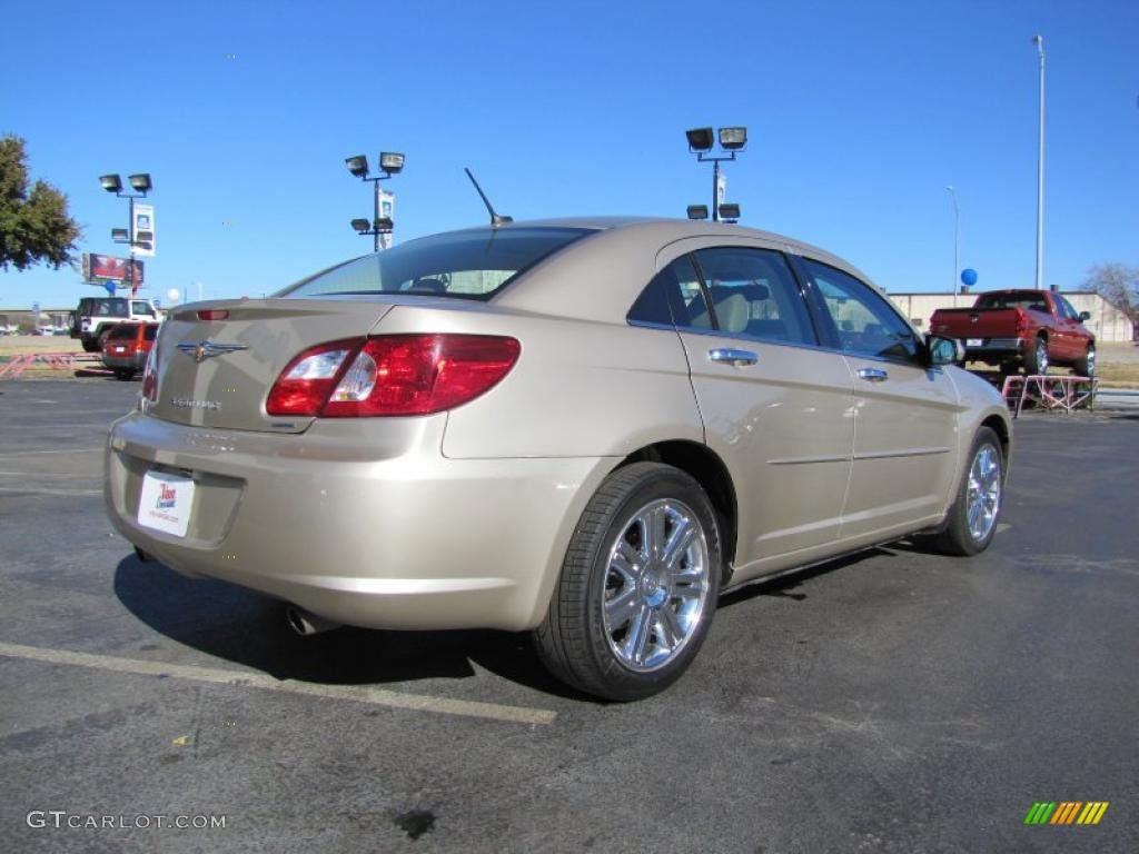 Linen Gold Metallic Pearl 2007 Chrysler Sebring Limited Sedan Exterior Photo #42742440