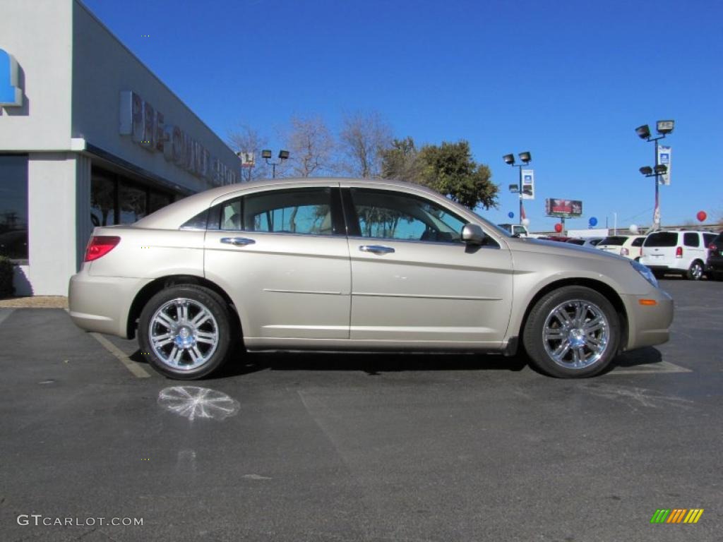 Linen Gold Metallic Pearl 2007 Chrysler Sebring Limited Sedan Exterior Photo #42742456