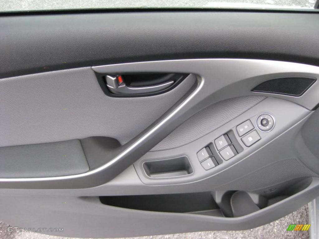 2011 Hyundai Elantra Limited Gray Door Panel Photo #42743848