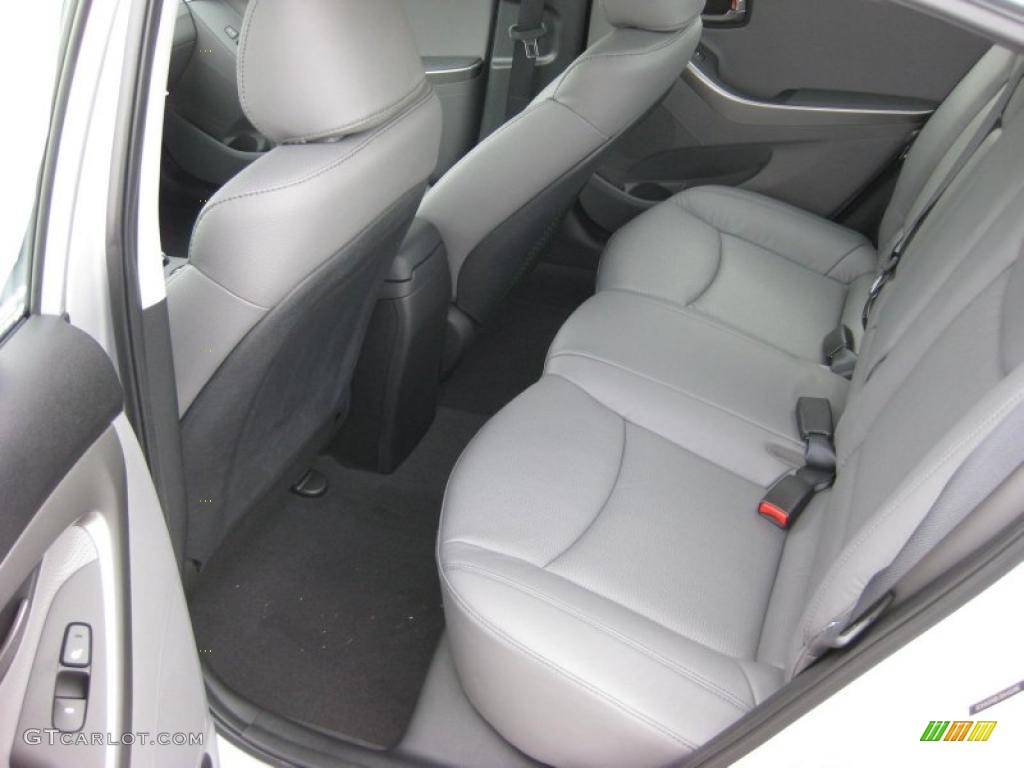 Gray Interior 2011 Hyundai Elantra Limited Photo #42743864