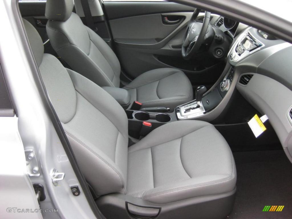 Gray Interior 2011 Hyundai Elantra Limited Photo #42743900