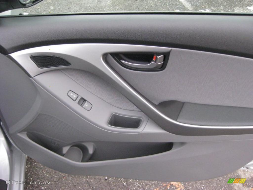 2011 Hyundai Elantra Limited Gray Door Panel Photo #42743932