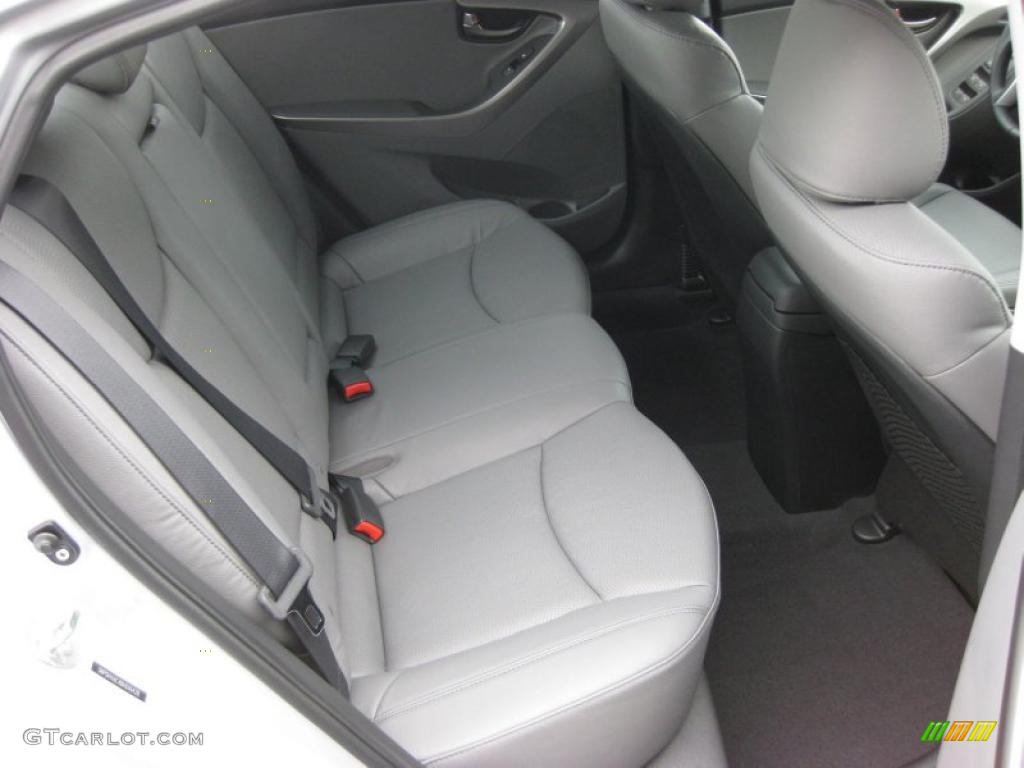 Gray Interior 2011 Hyundai Elantra Limited Photo #42743948