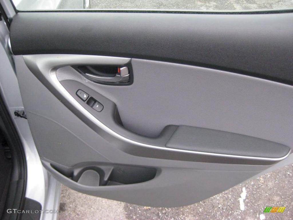 2011 Hyundai Elantra Limited Gray Door Panel Photo #42743980