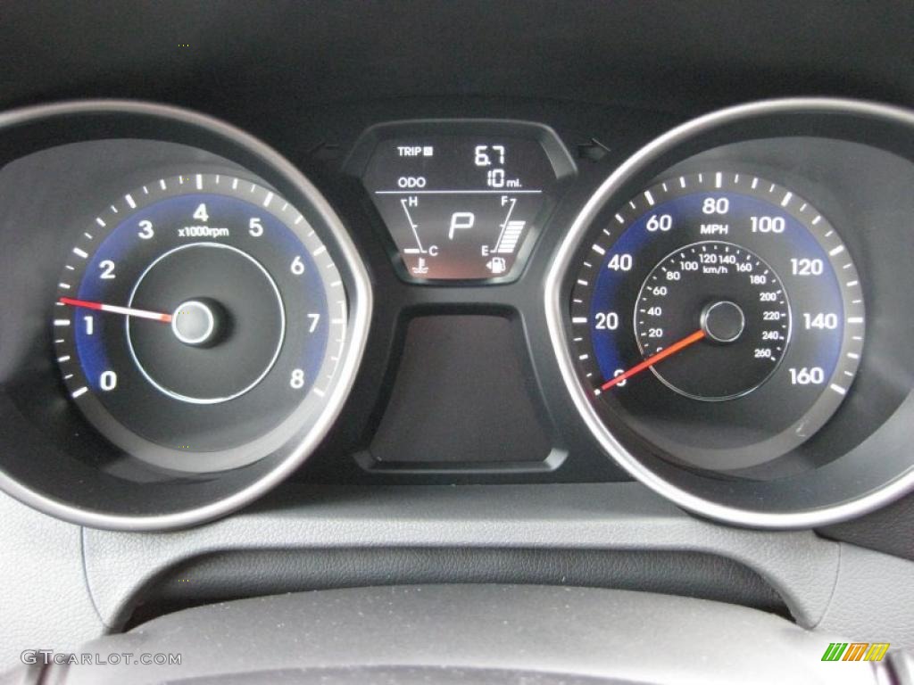2011 Hyundai Elantra Limited Gauges Photo #42744056