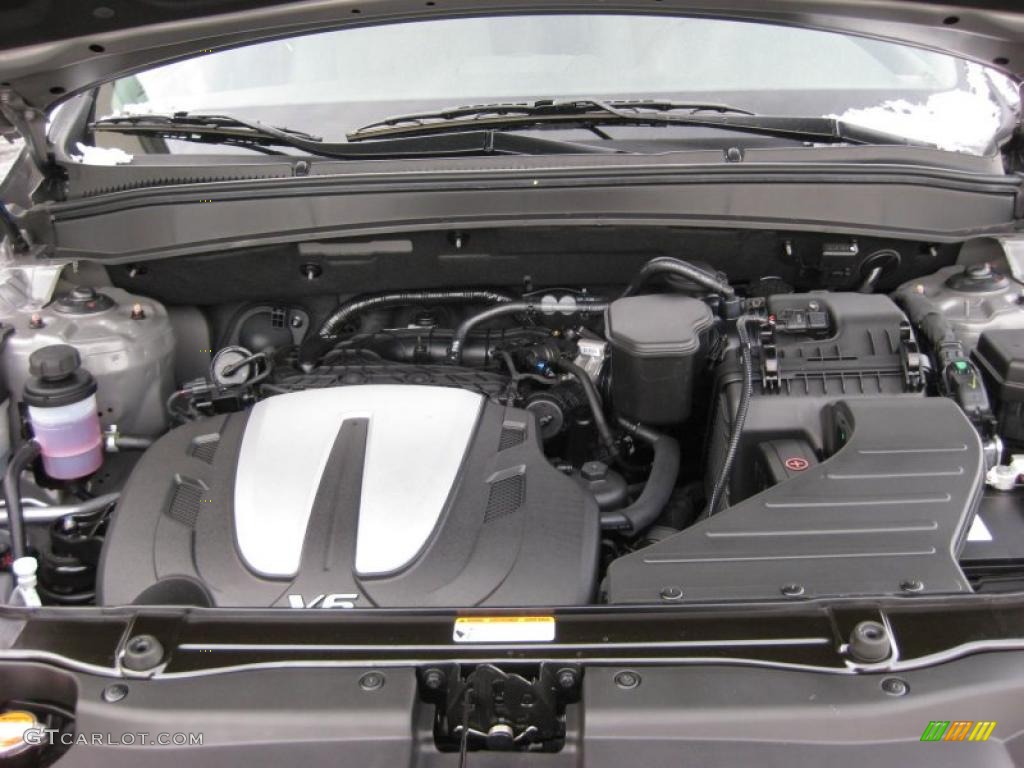 2011 Hyundai Santa Fe SE AWD 3.5 Liter DOHC 24-Valve VVT V6 Engine Photo #42744204