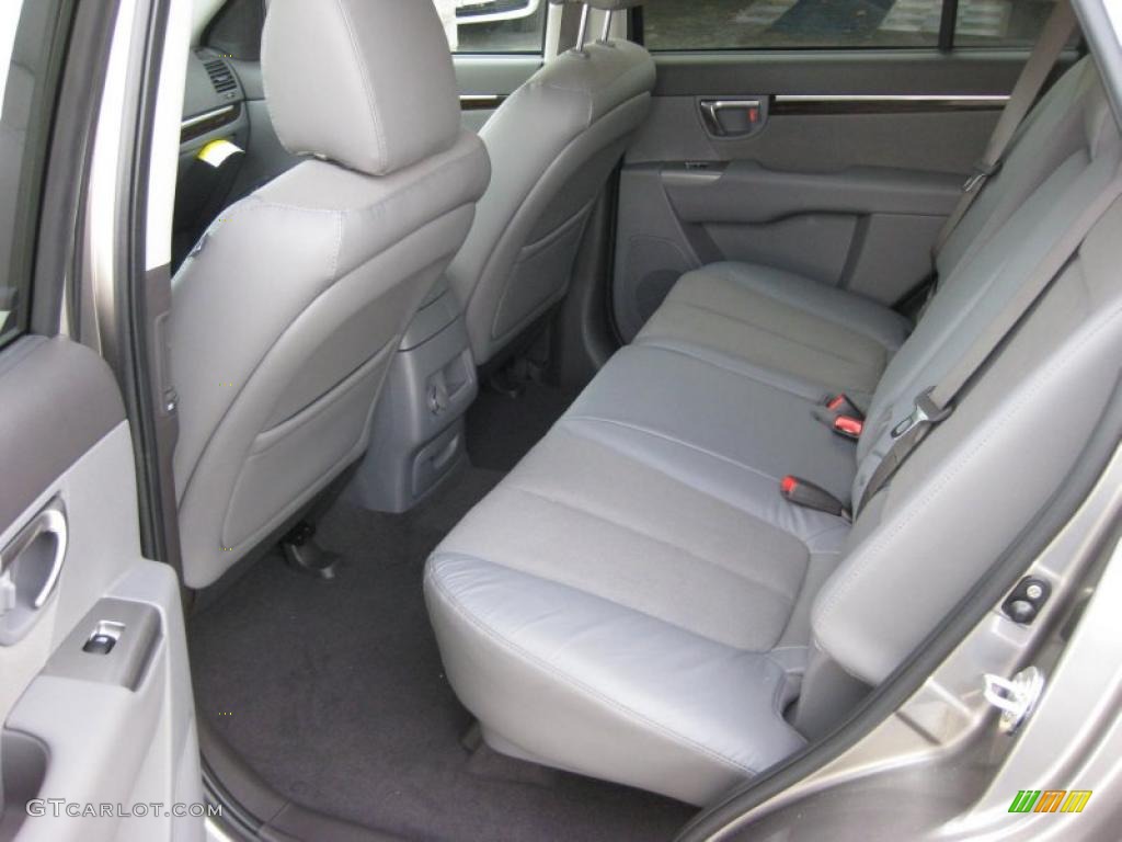 Gray Interior 2011 Hyundai Santa Fe SE AWD Photo #42744284