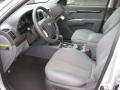  2011 Santa Fe SE AWD Gray Interior