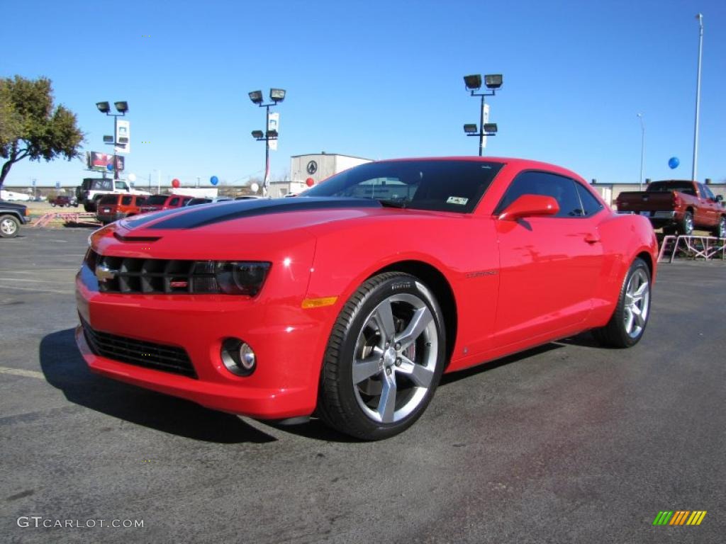 Victory Red 2010 Chevrolet Camaro SS/RS Coupe Exterior Photo #42745012