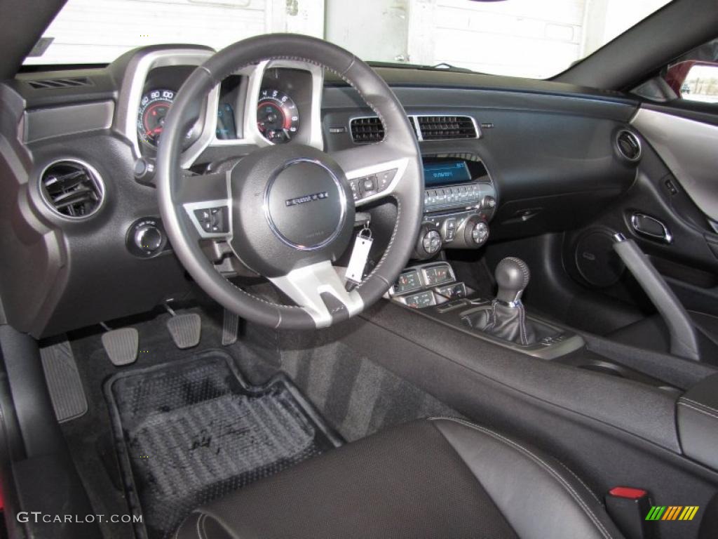 Black Interior 2010 Chevrolet Camaro SS/RS Coupe Photo #42745184
