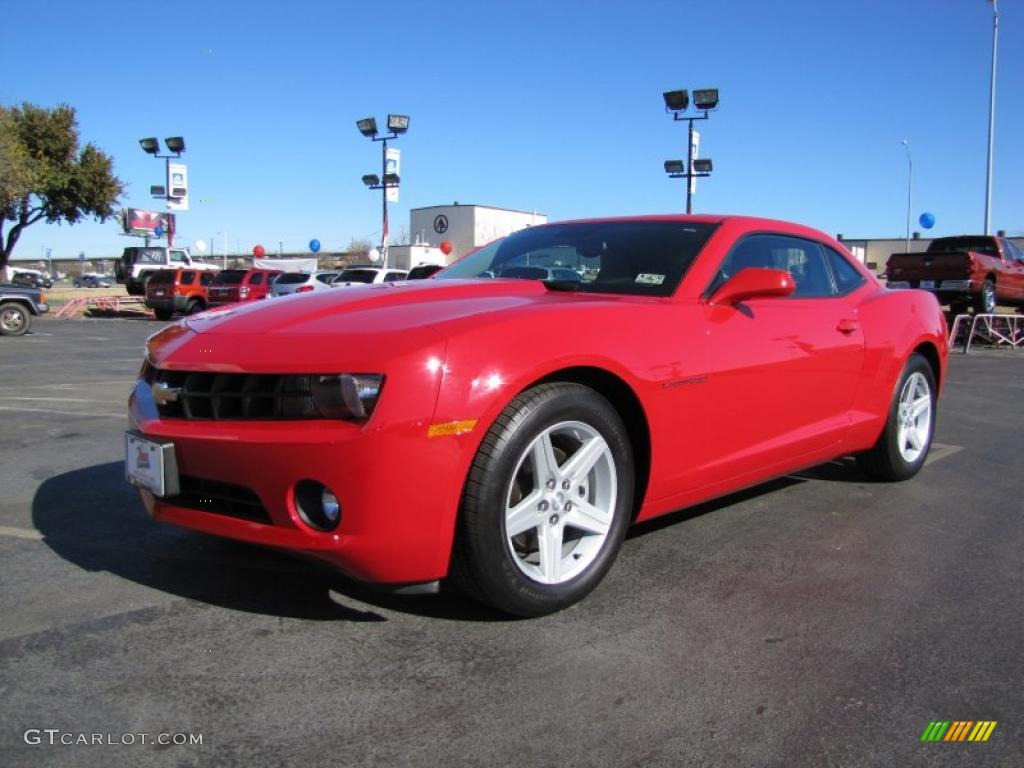 Victory Red 2010 Chevrolet Camaro LT Coupe Exterior Photo #42745400