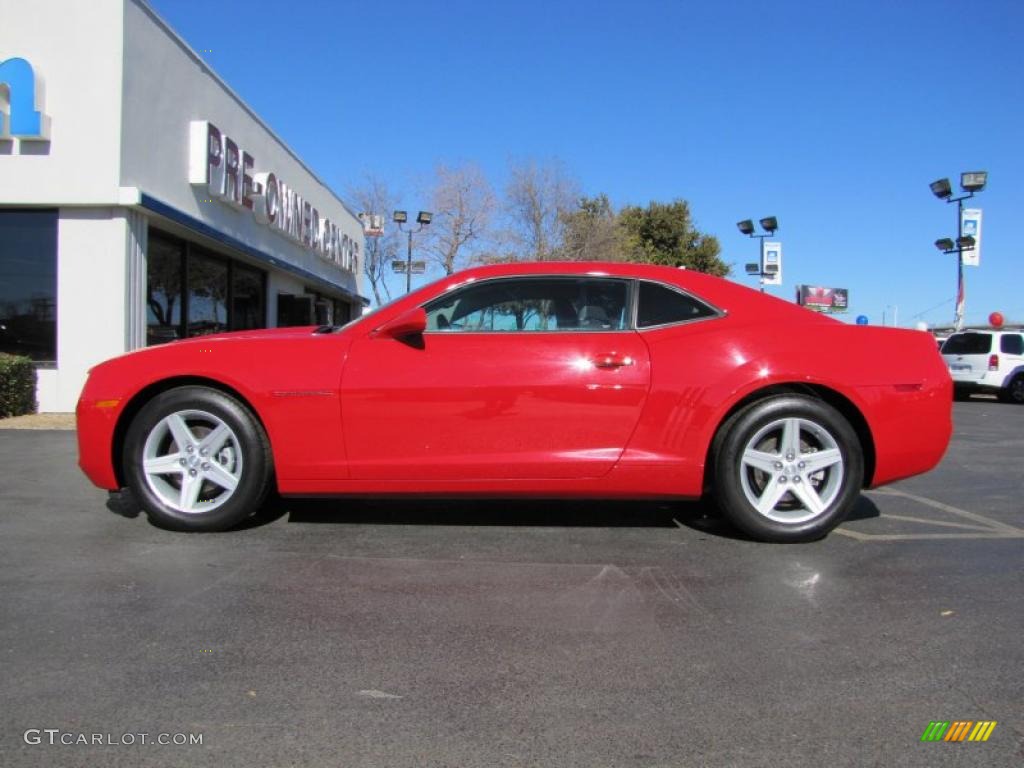 Victory Red 2010 Chevrolet Camaro LT Coupe Exterior Photo #42745420