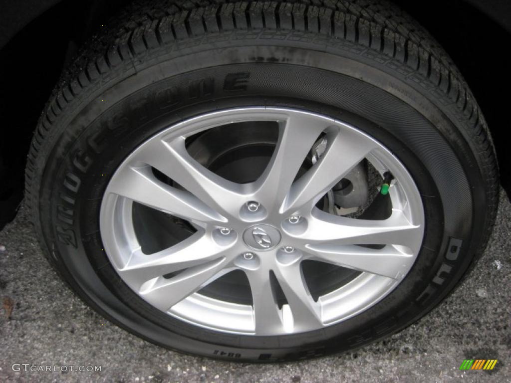 2011 Hyundai Santa Fe Limited Wheel Photo #42745544