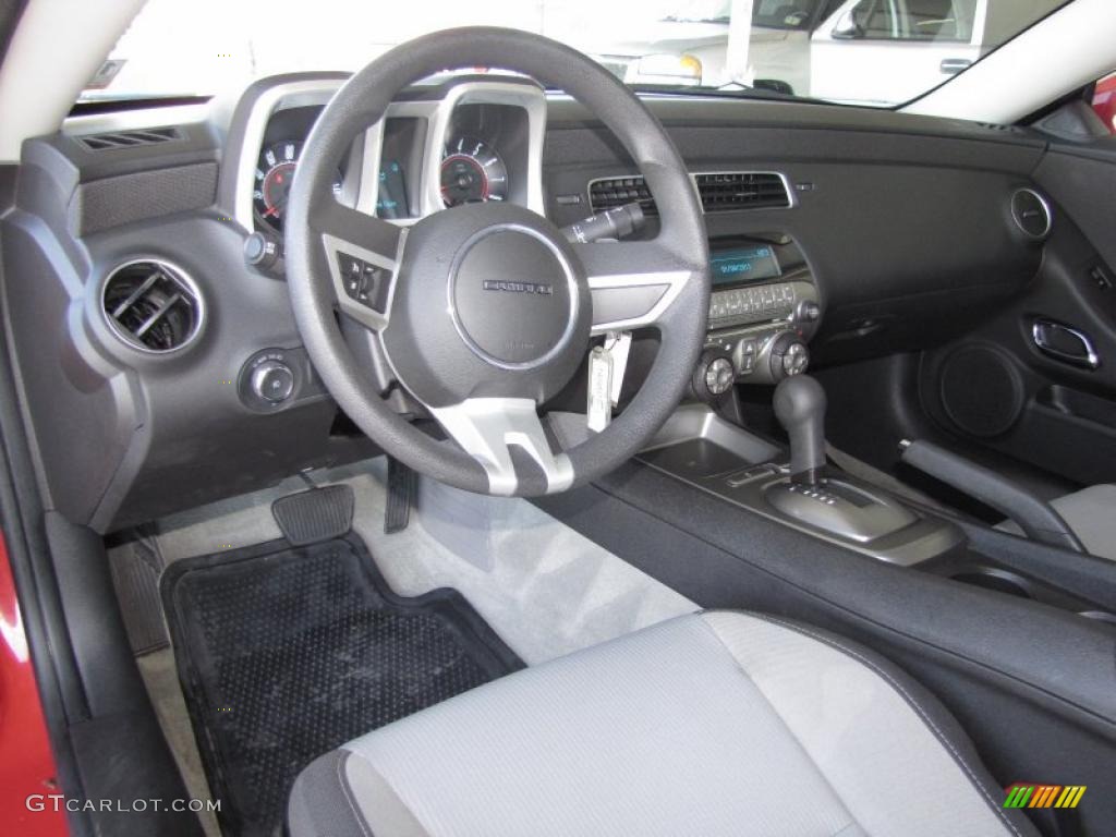 Gray Interior 2010 Chevrolet Camaro LT Coupe Photo #42745600