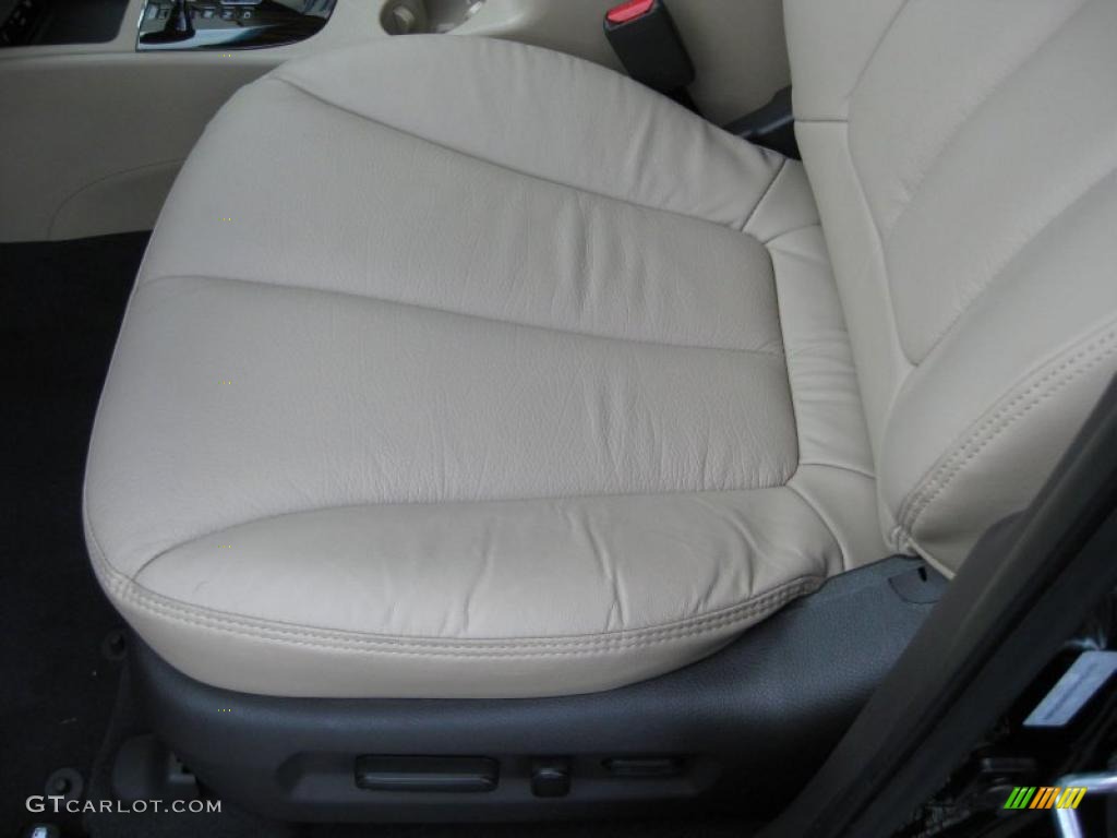 Beige Interior 2011 Hyundai Santa Fe Limited Photo #42745604