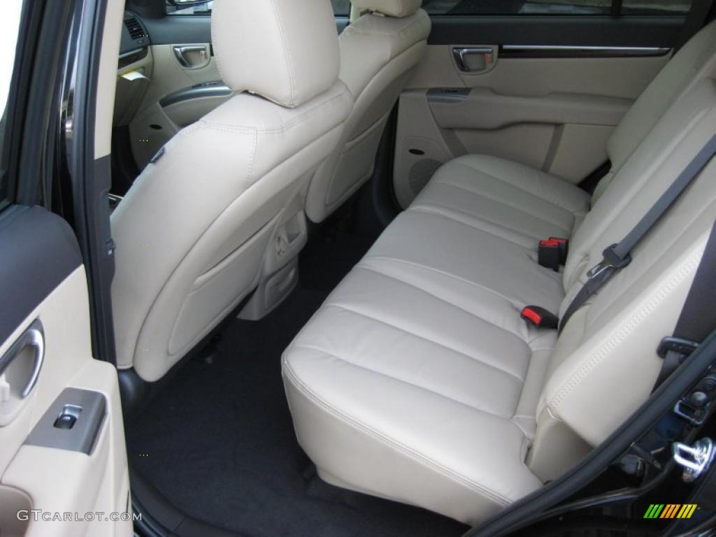 Beige Interior 2011 Hyundai Santa Fe Limited Photo #42745632