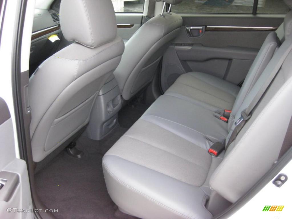 Gray Interior 2011 Hyundai Santa Fe SE AWD Photo #42746191