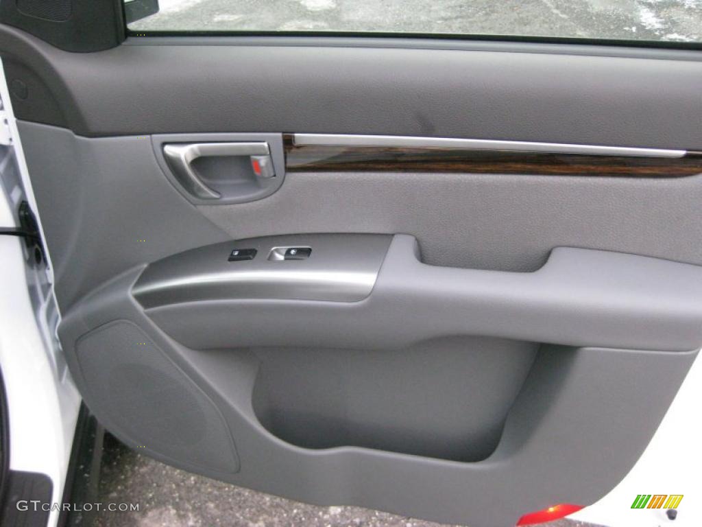 2011 Hyundai Santa Fe SE AWD Gray Door Panel Photo #42746276