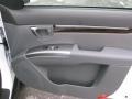 Gray 2011 Hyundai Santa Fe SE AWD Door Panel