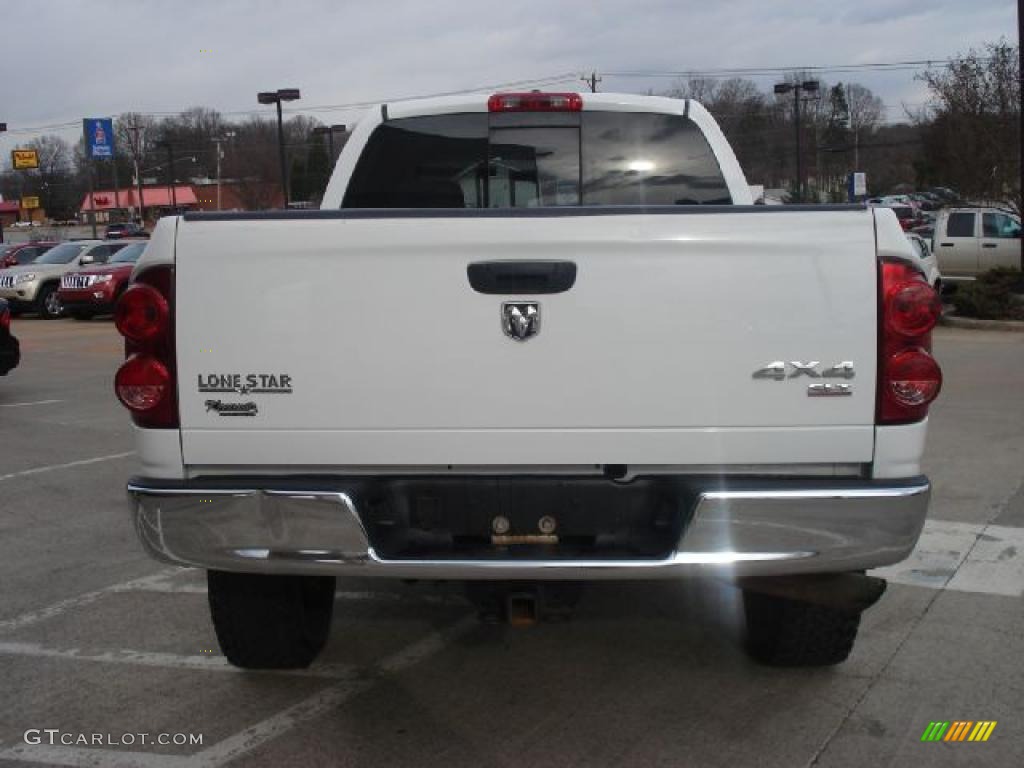 2007 Ram 3500 SLT Quad Cab - Bright White / Medium Slate Gray photo #4