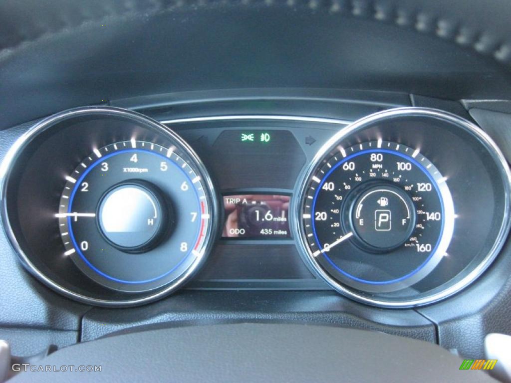 2011 Hyundai Sonata SE 2.0T Gauges Photo #42748860