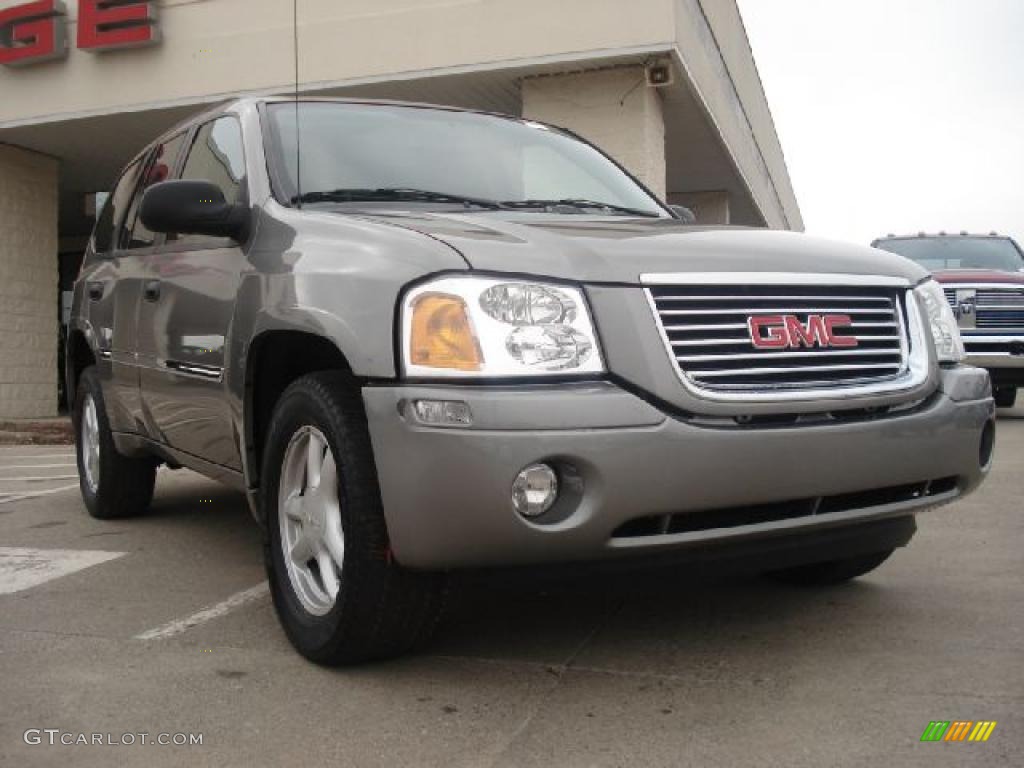 2007 Envoy SLE 4x4 - Steel Gray Metallic / Light Gray photo #1