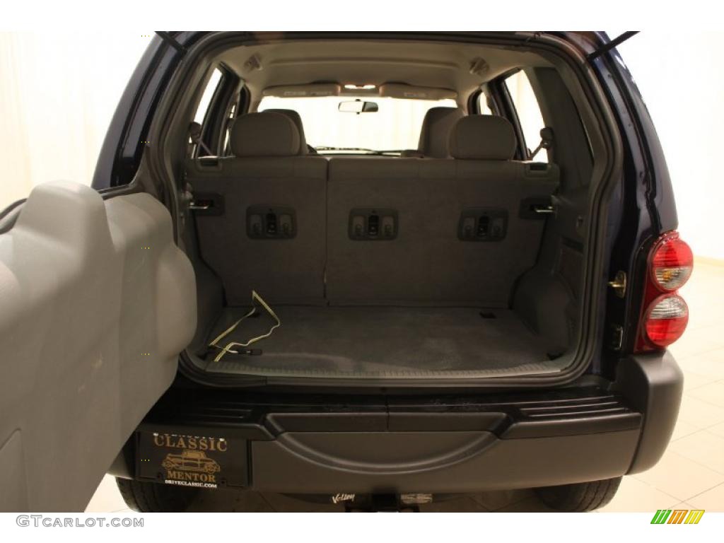 2007 Liberty Sport 4x4 - Midnight Blue Pearl / Medium Slate Gray photo #13