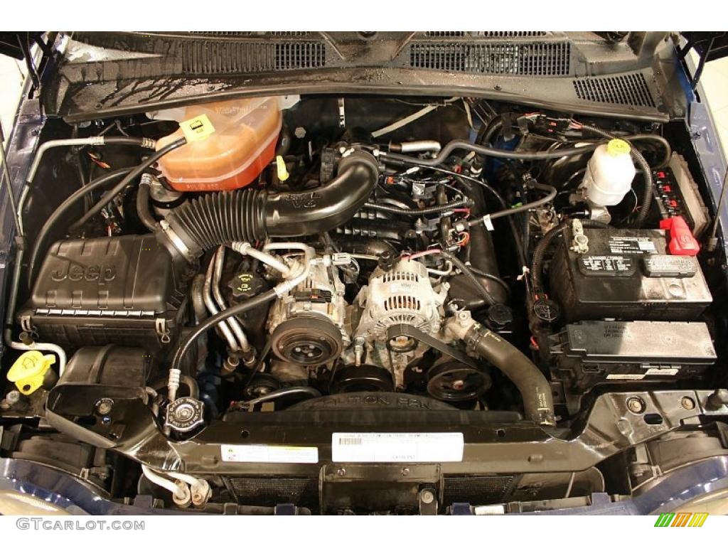 2007 Liberty Sport 4x4 - Midnight Blue Pearl / Medium Slate Gray photo #14