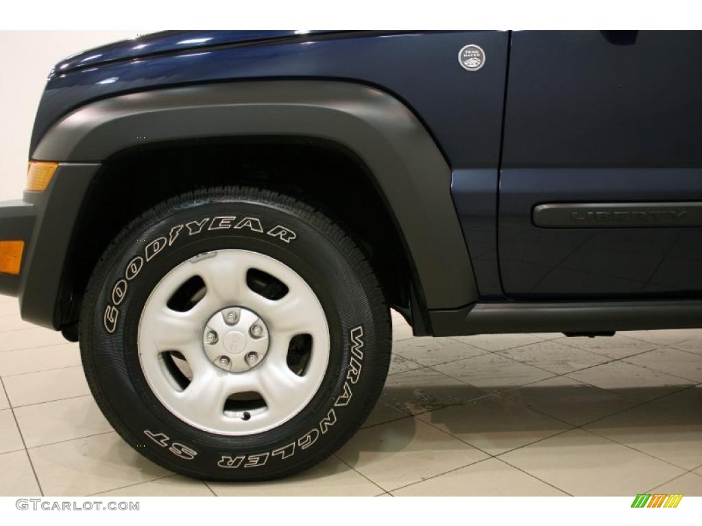 2007 Liberty Sport 4x4 - Midnight Blue Pearl / Medium Slate Gray photo #15