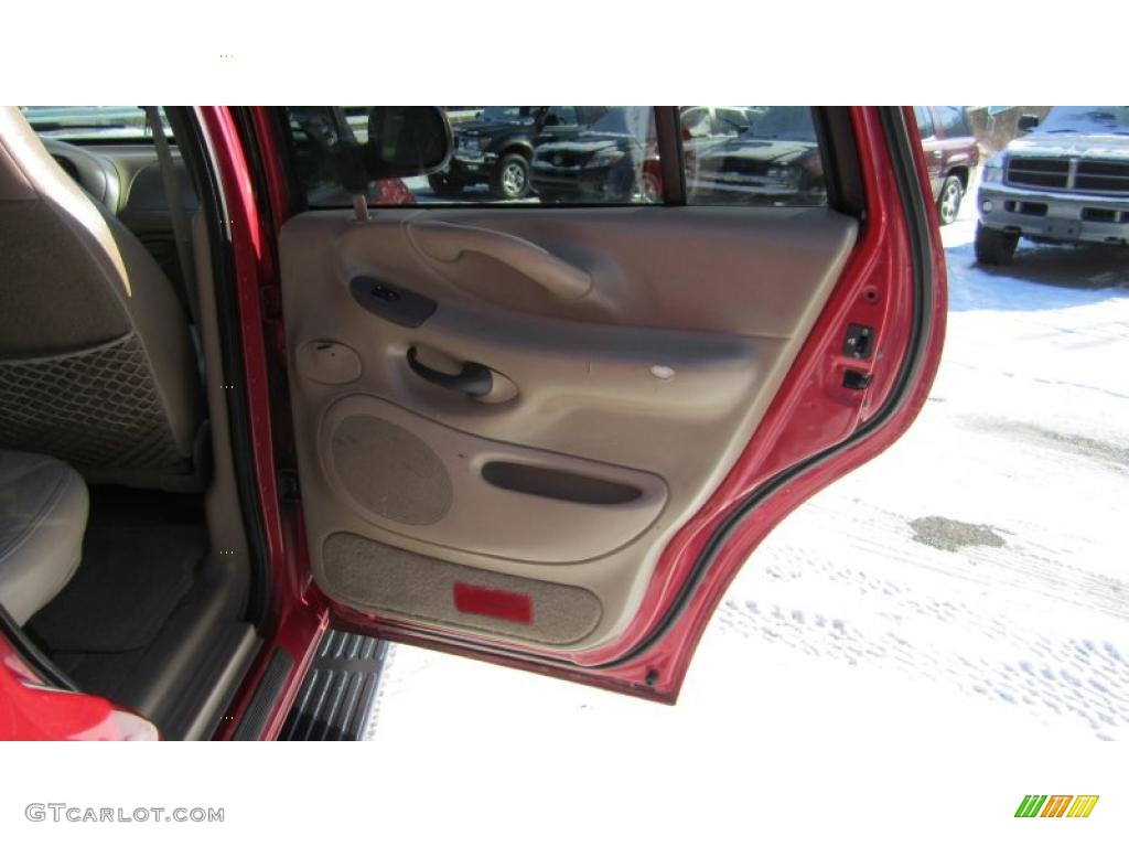 1999 Expedition Eddie Bauer 4x4 - Laser Red Metallic / Medium Prairie Tan photo #20