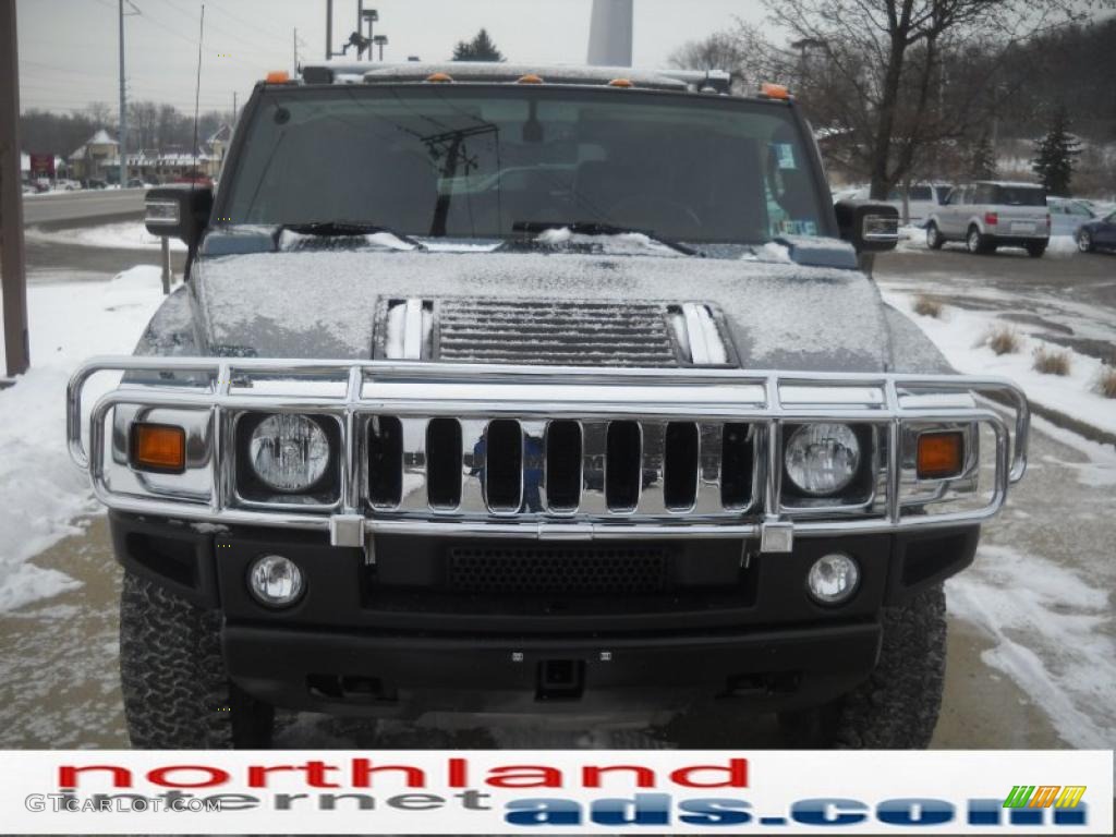 2007 H2 SUV - Glacier Blue Metallic / Ebony Black photo #14