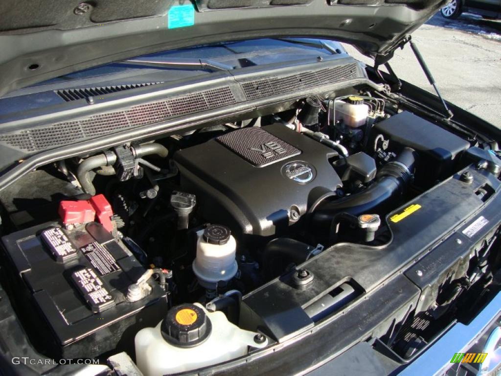 2010 Nissan Titan LE Crew Cab 4x4 5.6 Liter DOHC 32-Valve CVTCS V8 Engine Photo #42754042