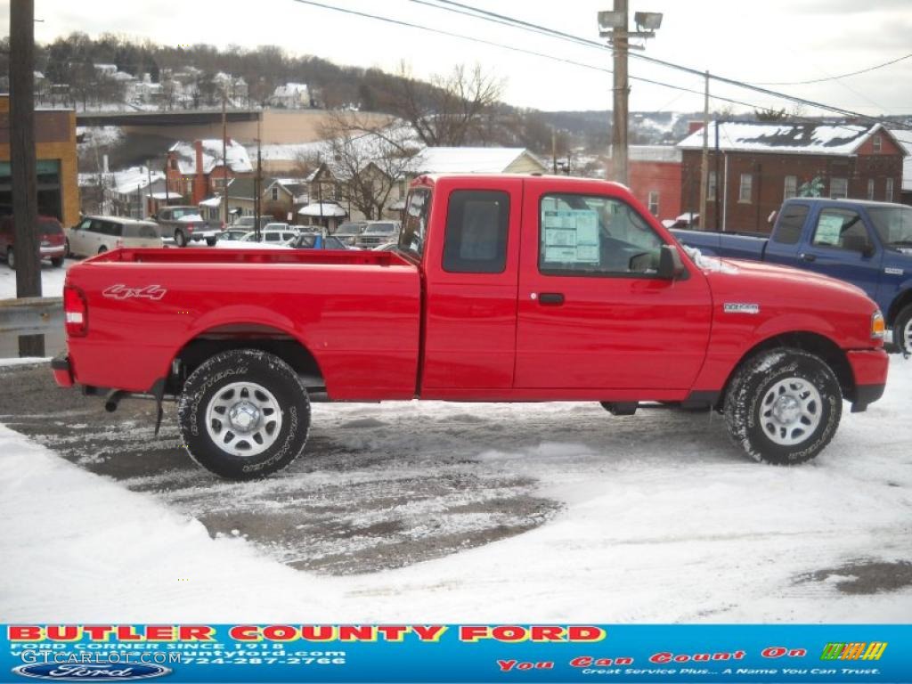 Torch Red 2011 Ford Ranger XLT SuperCab 4x4 Exterior Photo #42754732