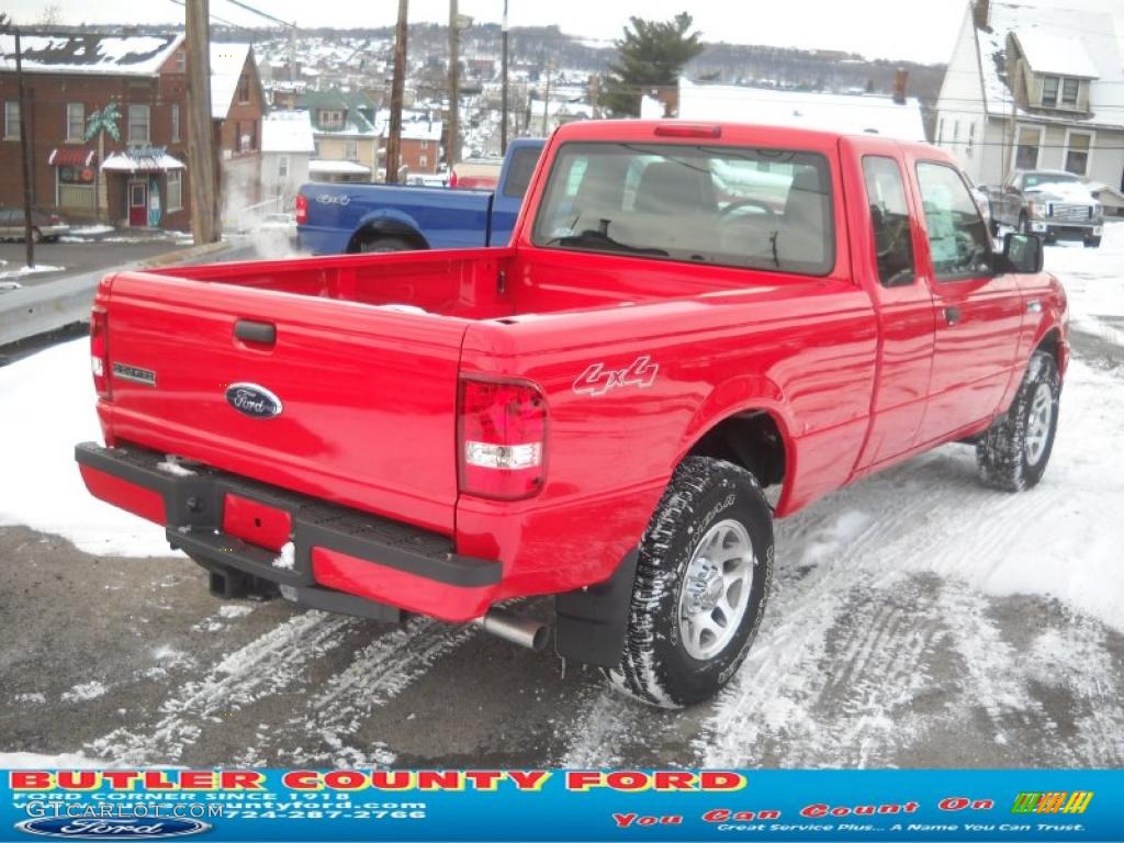Torch Red 2011 Ford Ranger XLT SuperCab 4x4 Exterior Photo #42754748