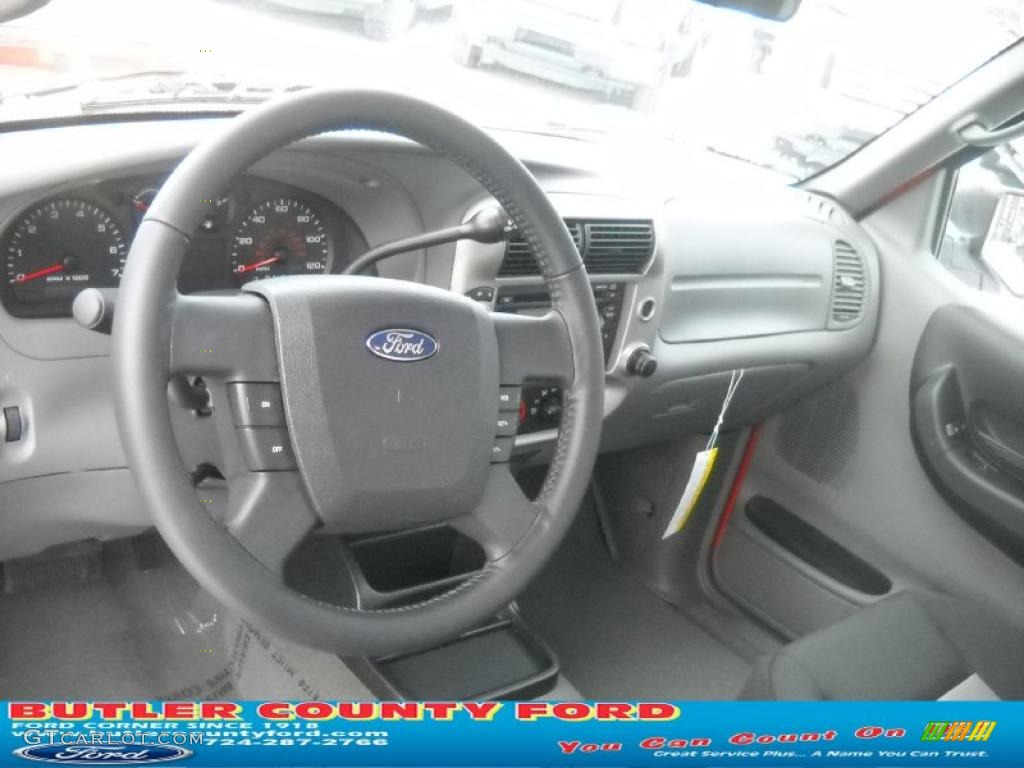 2011 Ford Ranger XLT SuperCab 4x4 Medium Dark Flint Dashboard Photo #42754832