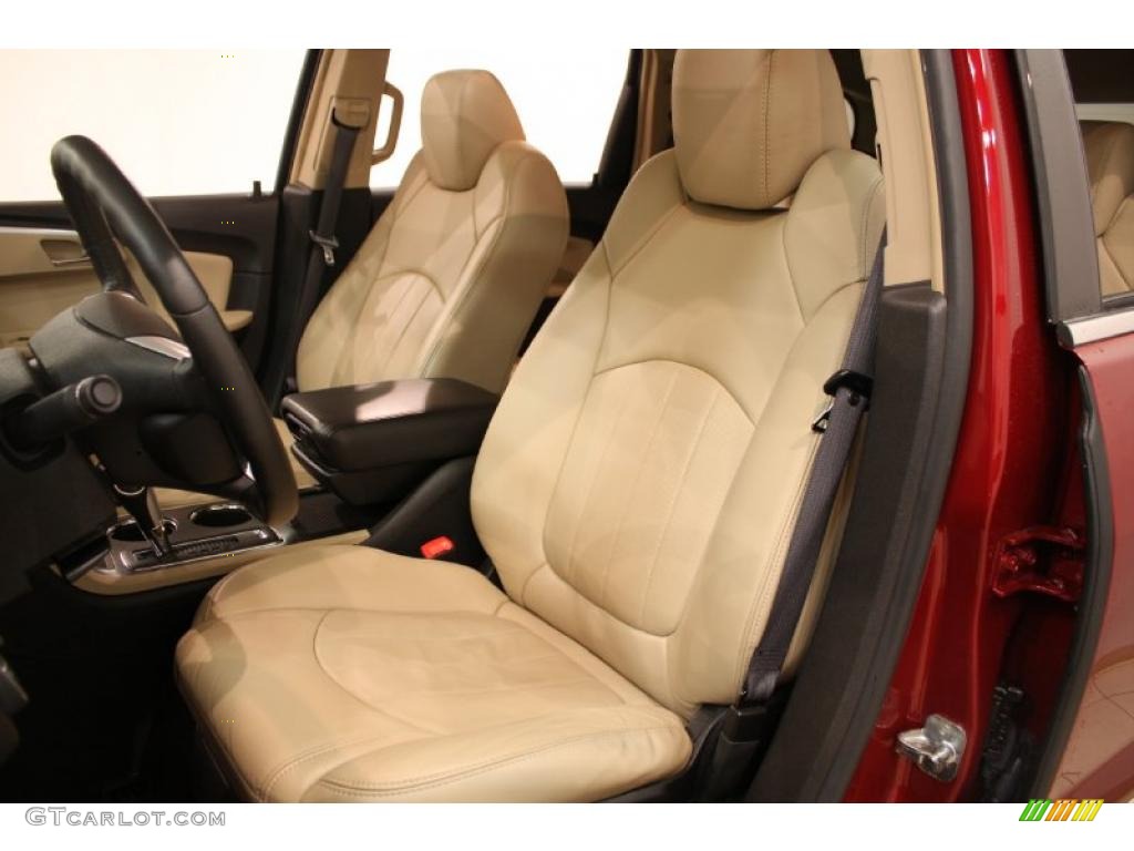 Cashmere/Ebony Interior 2009 Chevrolet Traverse LTZ AWD Photo #42756008