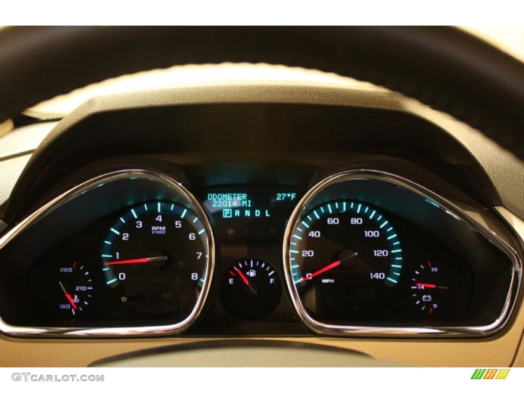 2009 Chevrolet Traverse LTZ AWD Gauges Photo #42756030