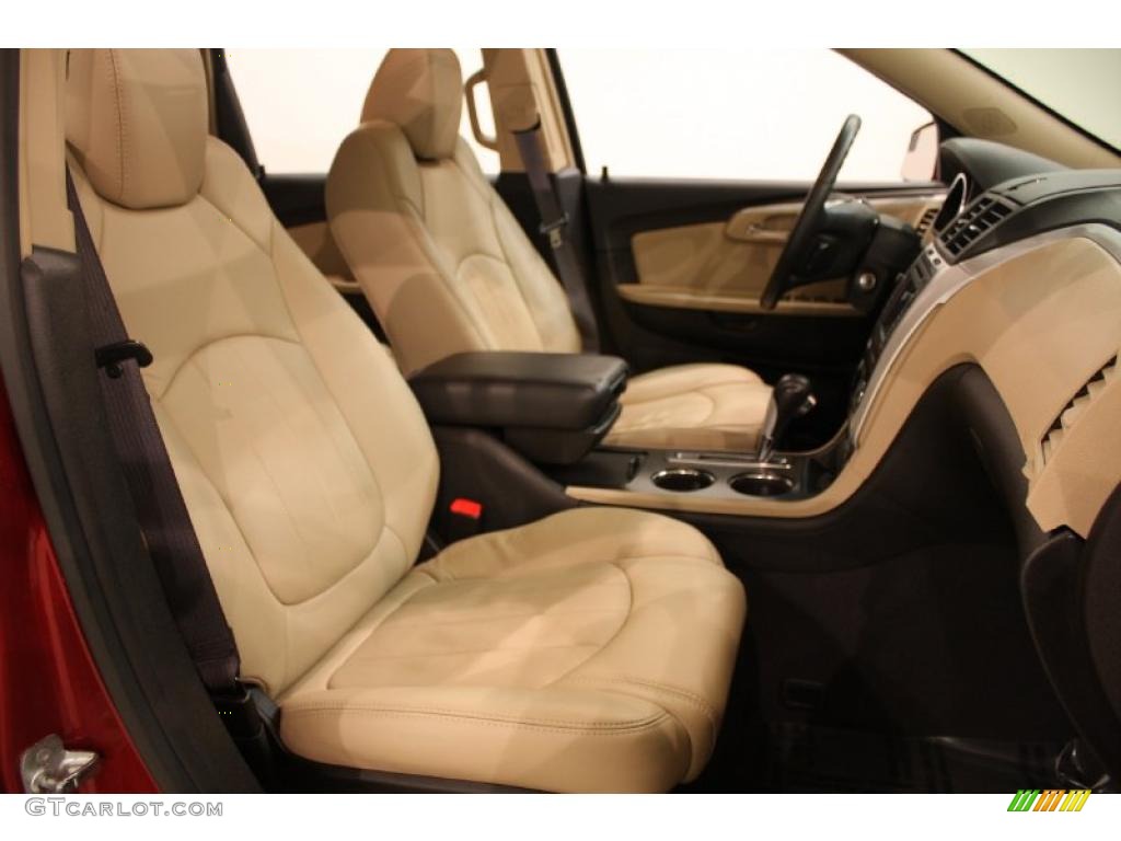 Cashmere/Ebony Interior 2009 Chevrolet Traverse LTZ AWD Photo #42756094