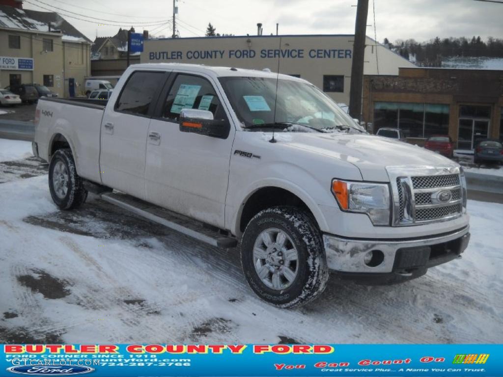 2011 F150 XLT SuperCrew 4x4 - Oxford White / Black photo #1