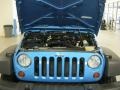 2010 Surf Blue Pearl Jeep Wrangler Unlimited Sport 4x4  photo #6