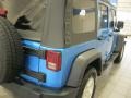 2010 Surf Blue Pearl Jeep Wrangler Unlimited Sport 4x4  photo #10