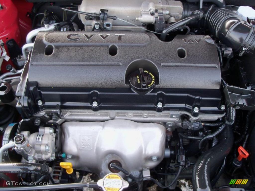 2010 Kia Rio LX Sedan 1.6 Liter DOHC 16-Valve CVVT 4 Cylinder Engine Photo #42760315