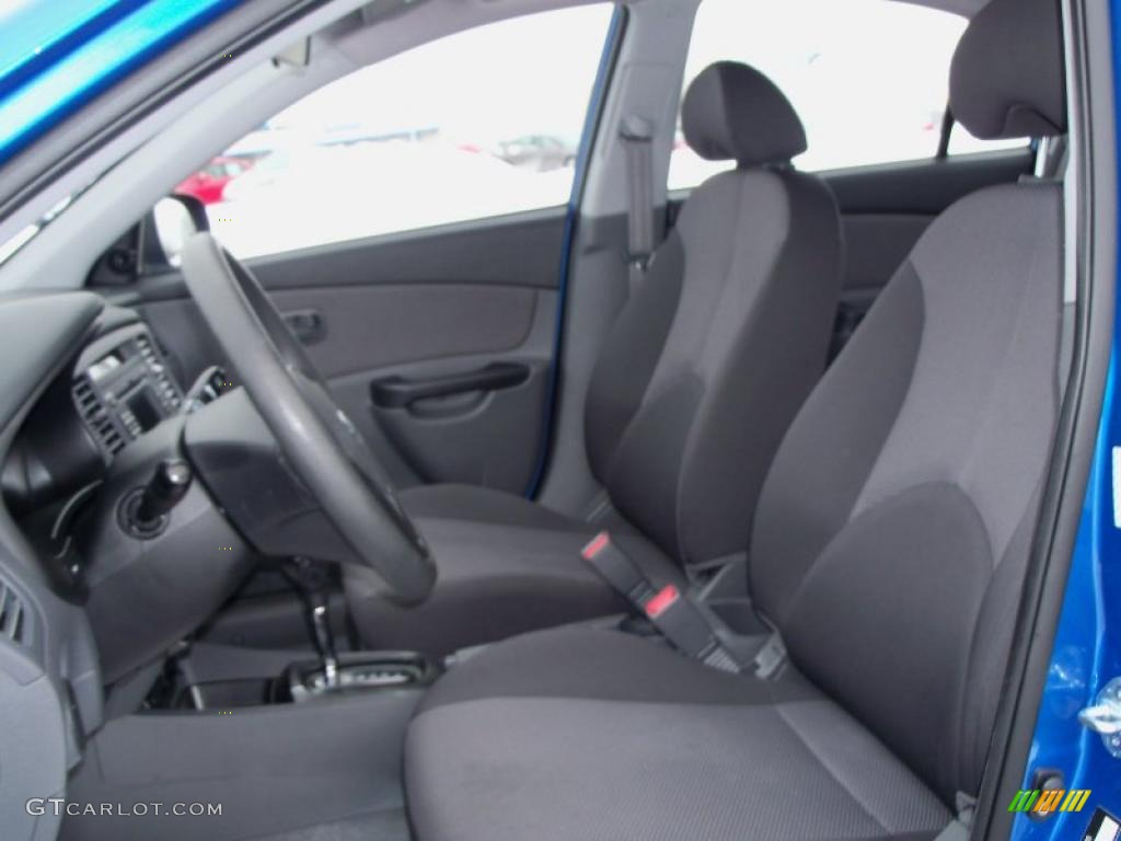 Gray Interior 2010 Kia Rio LX Sedan Photo #42760624